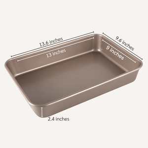 Are there 9x9 or 9x13 pans that don't need the rust ring? : r/Baking